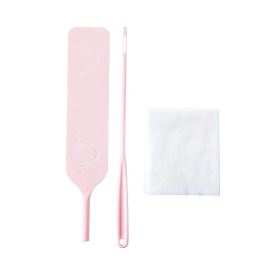 Practical Household Dust Cleaning Brush with 10 Pcs Non-woven Cleaning Cloth Long Handle Dust Gap Brush for Home Cleaning Tool